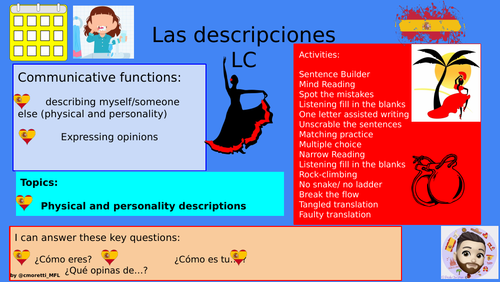 Las Descripciones (Avanzado)