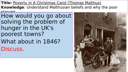 Poverty and Thomas Malthus
