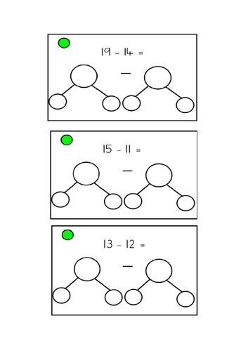 Subtracting 2-digit numbers