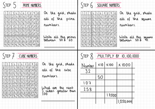 White Rose Maths Year 5 Multiplication & Division Homework Steps 5-8