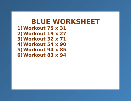 BUBBLE WORKSHEET 58 | Teaching Resources