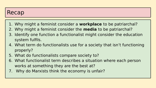 GCSE Sociology - What is a family?
