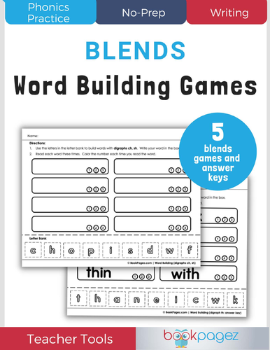 Word Building Games: Blends | Teaching Resources