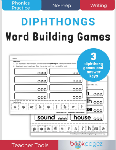 Word Building Games: Diphthongs