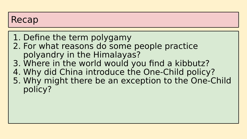 GCSE Sociology- Functionalism & Families