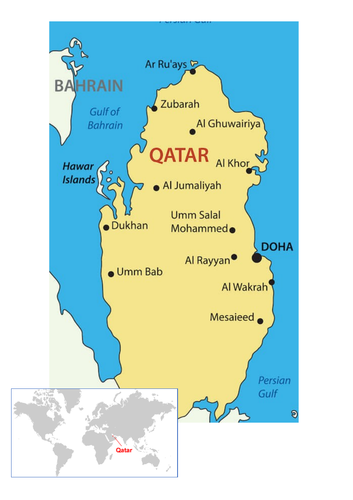 Qatar World Cup map questions