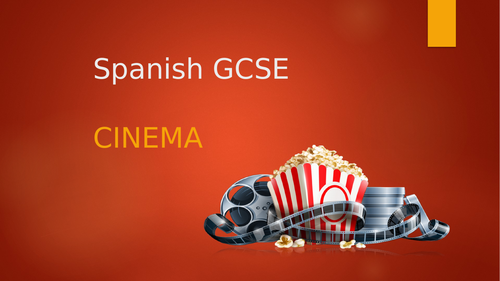 Spanish GCSE Cinema