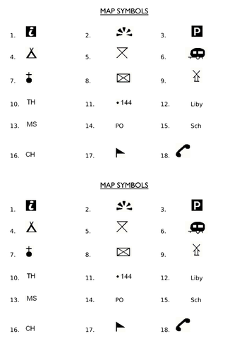 L4 - Map symbols slides and resources