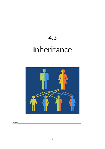 WJEC 4.3 Inheritance
