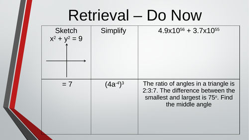 Edexcel GCSE Higher Unit 7 - Area & Volume