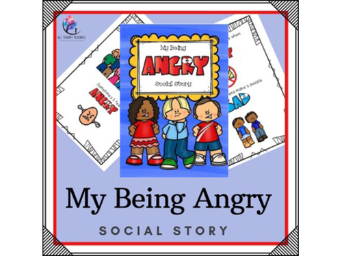 My Being Angry Story - Hitting  Kicking Throwing Behavior