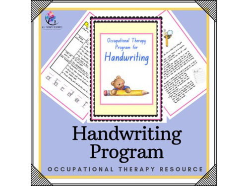 Occupational Therapy Handwriting Program