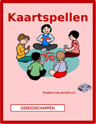 Gereedschappen (Tools in Dutch) Card Games