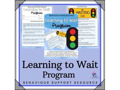 Teaching Students - Learning to Wait Program - ABA Program