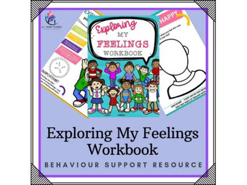 Exploring My Feelings Workbook - 74 pages - Social Emotional, Growth Mindset