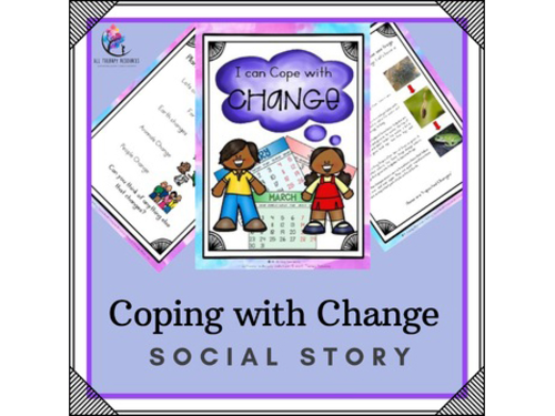 Social Narrative - I can Cope with Change - Autism & Special Education Resource