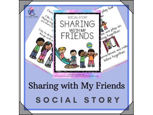 Sharing with my Friends - Social Narrative (sharing with others) - Autism