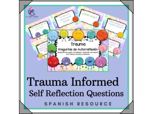 SPANISH VERSION - CBT Trauma Informed Self Reflection Questions
