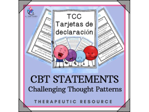 SPANISH VERSION - CBT Statements  - Challenging Unhelpful Thoughts Feelings