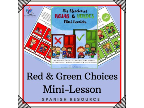 SPANISH VERSION - Behavior Management Red and Green Choices