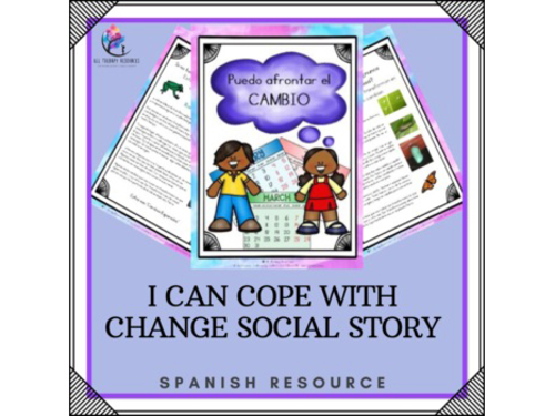 SPANISH - Social Stories  - I can Cope with Change (coping skills & strategies)
