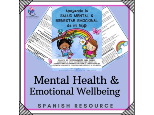 SPANISH VERSION Supporting My Child's Mental Health & Emotional Wellbeing