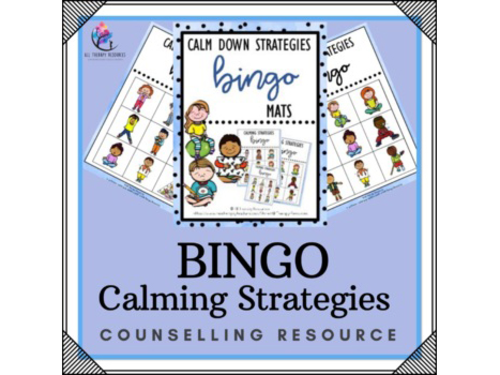 Calming and Coping Strategies Bingo Activity