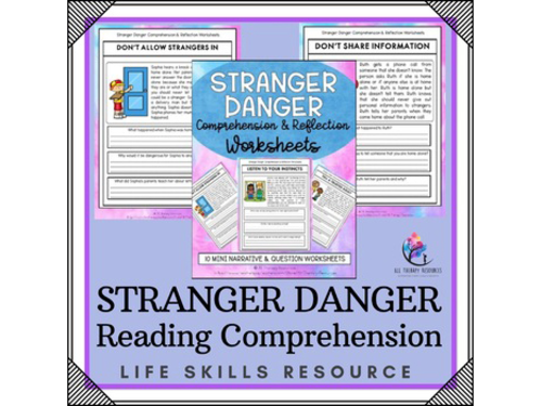 Stranger Danger Reading Comprehension I Personal Safety I Child Protection