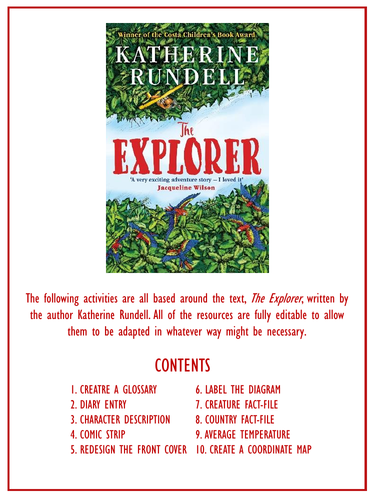 The Explorer : Rundell, Katherine: : Books