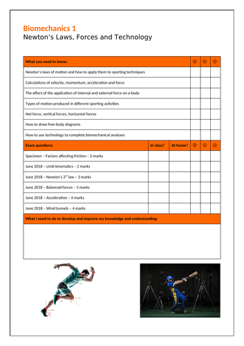 A Level PE - Biomechanical Principles