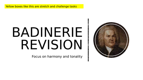 Badinerie Harmony and Tonality