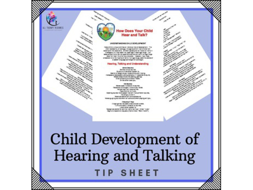 Child Development of Hearing and Talking