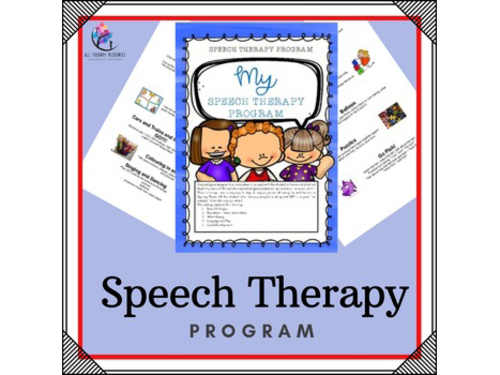My Speech Program - Activities and Strategies for Speech Development