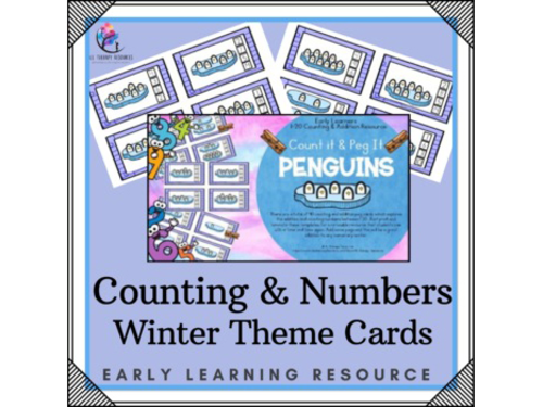 Winter Math Activities for Preschool - Addition Counting End of Year Activities