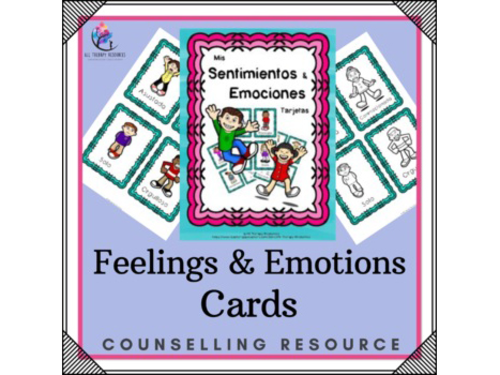 SPANISH VERSION - Feelings & Emotions Cards & Posters - behavior support