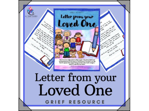 Letter from Your Loved One - Grief and Loss Activity for Death