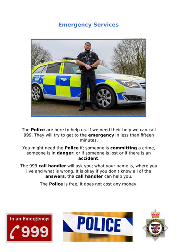 Police UK reading comprehension