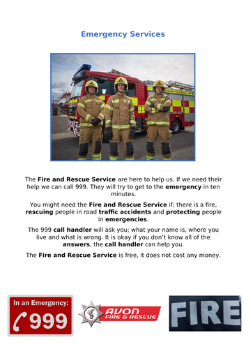 Fire and Rescue UK Comprehension