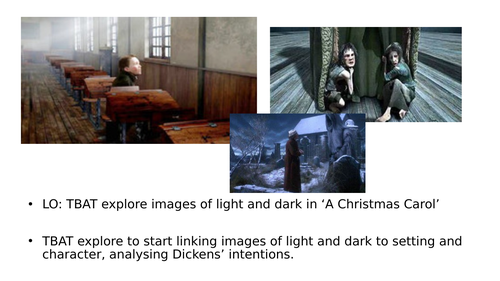 Light and dark in A Christmas Carol