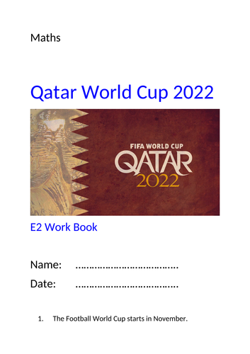Entry 2 Maths Qatar 2022 World Cup
