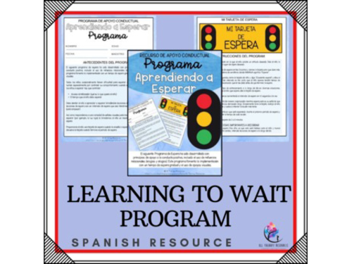 SPANISH VERSION | Teaching Students | Learning to Wait Program | ABA Program
