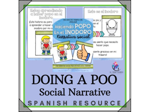 SPANISH VERSION  | Doing a Poo Social Story | SPED Autism Toileting