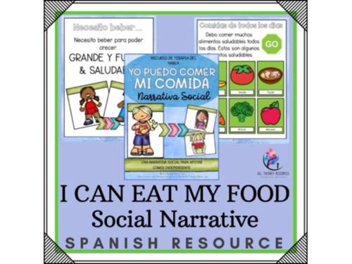 SPANISH VERSION - I Can Eat My Food - Social Narrative -  Fussy Eating