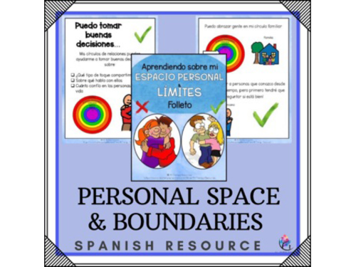 SPANISH VERSION  Personal Space & Boundaries Visual Social Narrative