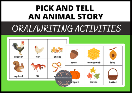 Story Cards: Animal Stories/Story Telling/Creative Writing