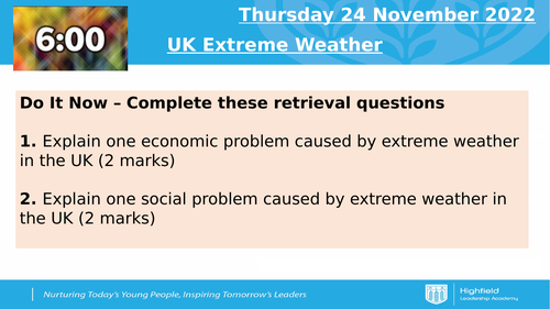 storm desmond case study gcse