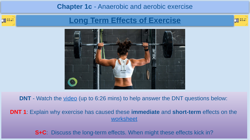 Effects of exercise - LT - GCSE Physical Education - AQA