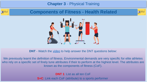 Components of Fitness - Health Related - GCSE Physical Education - AQA