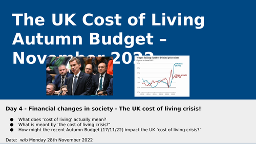 The UK Cost of Living Autumn Budget – November 2022
