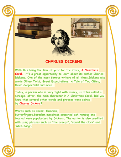 Charles Dickens: A Freebie